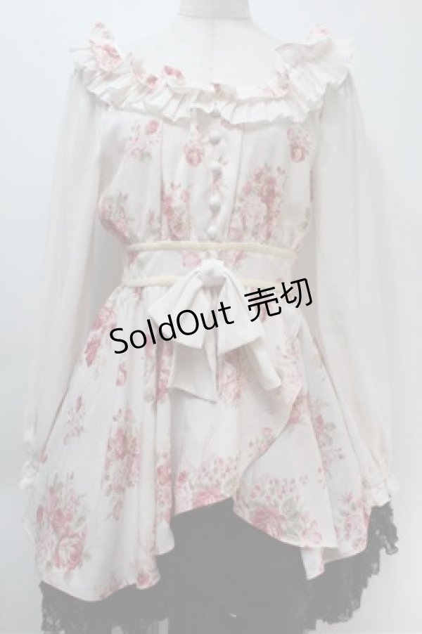 画像1: LIZ LISA / ブーケリボン柄ワンピース  ピンク S-25-10-27-035-LO-OP-AS-ZS (1)
