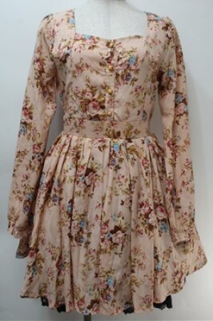 画像: LIZ LISA / ローズブーケワンピース  ピンク S-25-10-27-036-LO-OP-HR-ZS