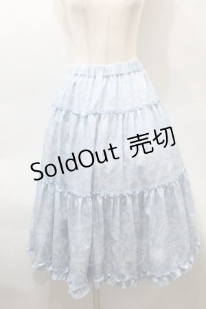 画像: m petit by misako / NINA'S RVパニエスカート  サックス S-25-10-29-054-LO-SK-AS-ZS