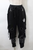 画像1: KRY CLOTHING / サス付きスウェットパンツ  黒 S-25-10-29-061-EL-PA-HR-ZS (1)