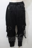 画像2: KRY CLOTHING / サス付きスウェットパンツ  黒 S-25-10-29-061-EL-PA-HR-ZS (2)