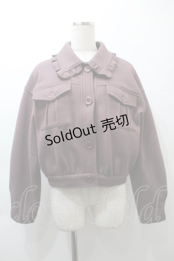 画像1: Ank Rouge / ショートコート  ブラウン S-25-10-29-065-CA-CO-AS-ZS (1)