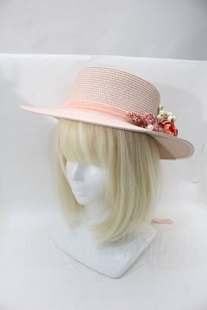 画像: axes femme / アソートフラワーカンカン帽  ピンク S-25-10-29-009-AX-AC-HR-ZS