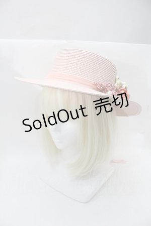 画像: axes femme / アソートフラワーカンカン帽  ピンク S-25-10-29-009-AX-AC-HR-ZS