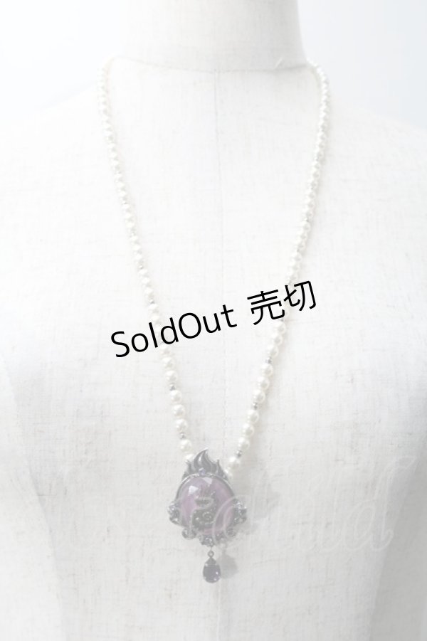 画像2: axes femme / ディズニーヴィランズ/ネックレス  ラベンダーｘシルバー S-25-10-29-012-AX-AC-AS-ZS (2)