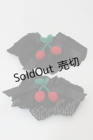 画像: LOLITA / お袖とめ  黒 S-25-10-29-002-LO-ZA-AS-ZS