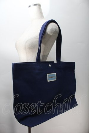 画像: PINK HOUSE / ロゴトートバッグ  紺 S-25-10-29-016-LO-BG-AS-ZS