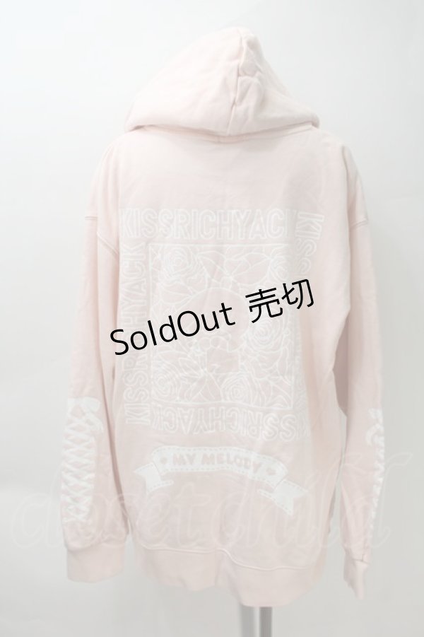 画像2: KRY CLOTHING / サンリオコラボ 裏毛プルオーバーパーカー  ピンク S-25-10-29-022-EL-BL-HR-ZS (2)