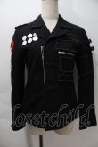 画像1: STIGMATA / パンクミリタリージャケット  黒 S-25-10-29-024-GO-JA-HR-ZS (1)