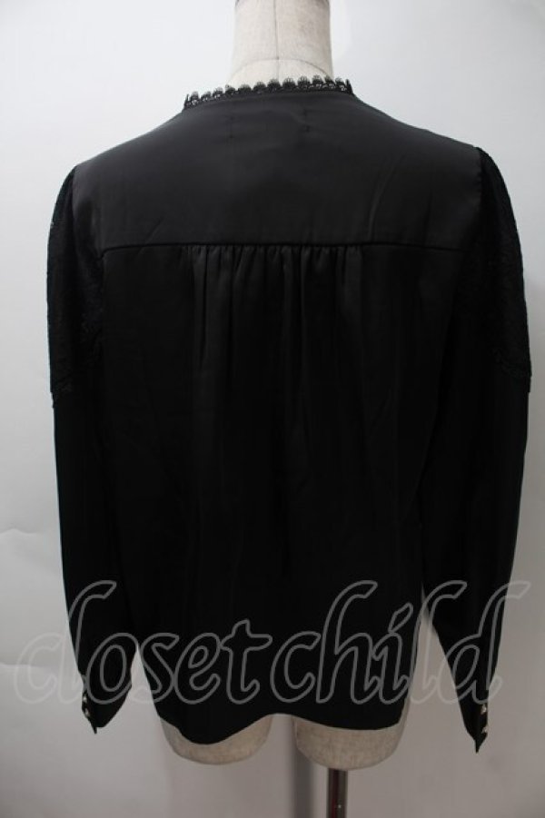 画像2: axes femme kawaii / 3wayジャボ付きブラウス  黒 S-25-10-29-026-AX-BL-AS-ZS (2)