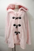画像1: KRY CLOTHING / 「MOKOMOKO2020」ボアBIGフードダッフル  ピンク S-25-10-29-031-EL-CO-HR-ZS (1)