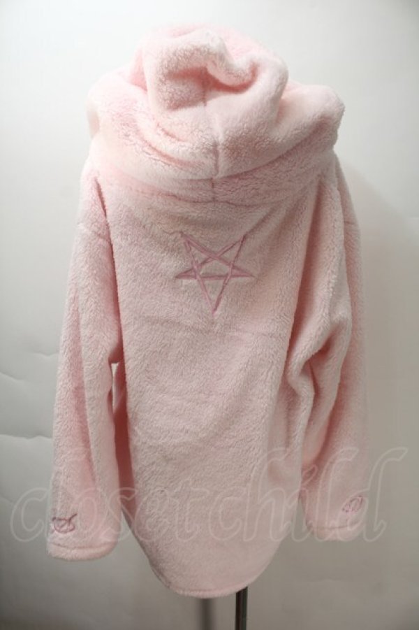画像2: KRY CLOTHING / 「MOKOMOKO2020」ボアBIGフードダッフル  ピンク S-25-10-29-031-EL-CO-HR-ZS (2)
