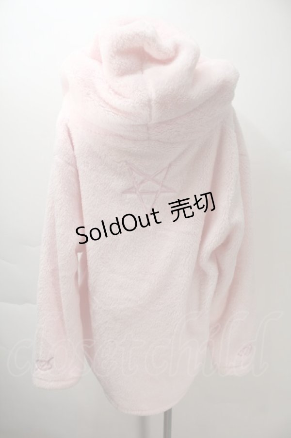 画像2: KRY CLOTHING / 「MOKOMOKO2020」ボアBIGフードダッフル  ピンク S-25-10-29-031-EL-CO-HR-ZS (2)