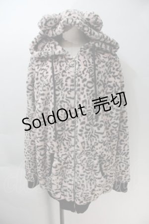 画像: KRY CLOTHING / 「NEKOKAKUMA」 ファーパーカー  ピンク S-25-10-29-032-EL-CO-HR-ZS