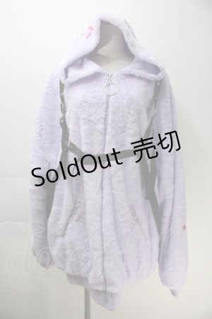 画像: Jamie エーエヌケー / ハーネス付きファーブルゾン  パープル S-25-10-29-033-LO-JA-HR-ZS