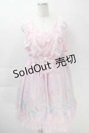 画像: Angelic Pretty / Chateau d'ecumeジャンパースカートセット  ピンク S-25-10-30-035-AP-OP-AS-ZS