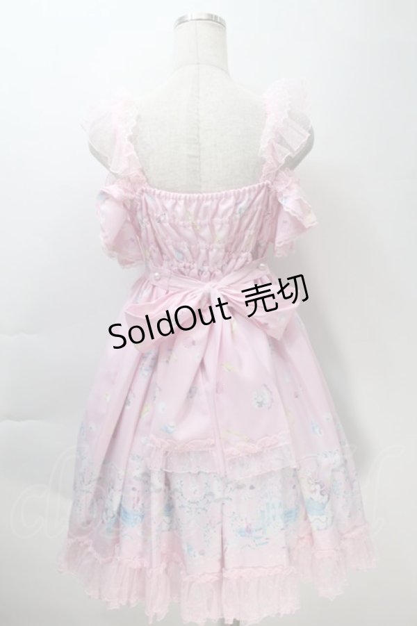 画像2: Angelic Pretty / Chateau d'ecumeジャンパースカートセット  ピンク S-25-10-30-035-AP-OP-AS-ZS (2)