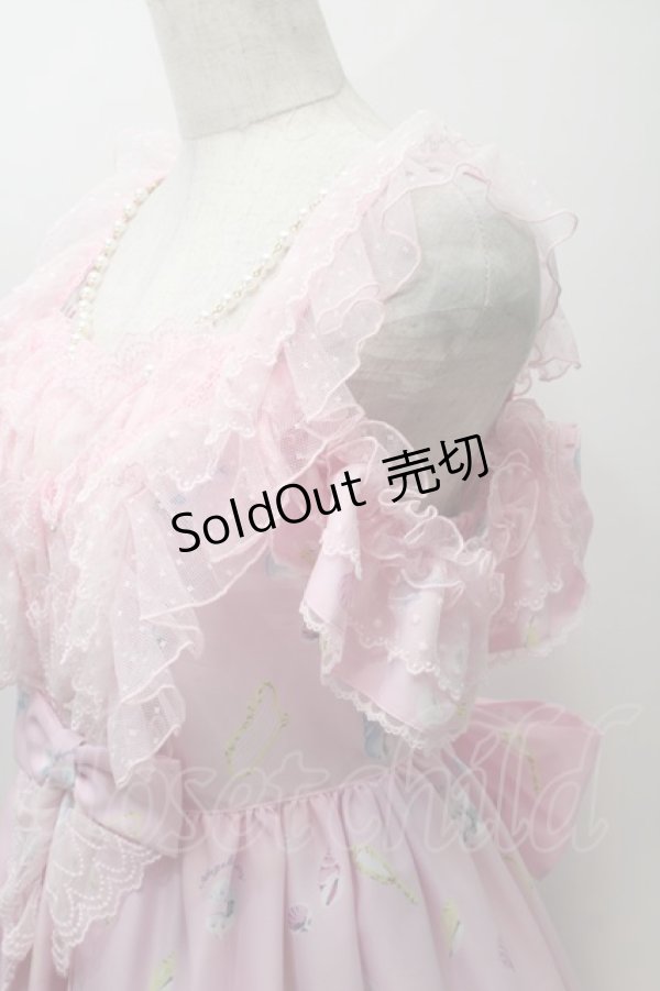 画像5: Angelic Pretty / Chateau d'ecumeジャンパースカートセット  ピンク S-25-10-30-035-AP-OP-AS-ZS (5)