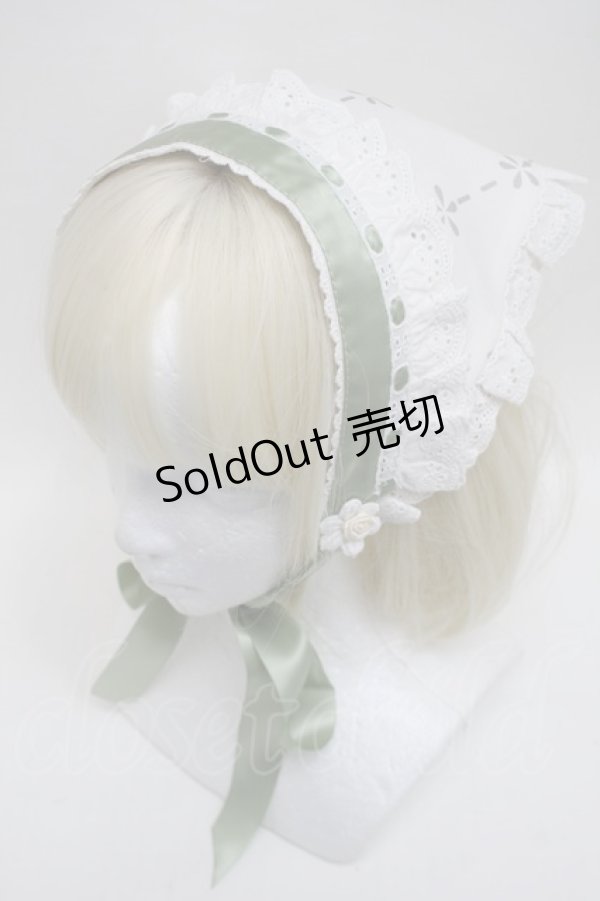 画像7: Beaver Duke / Alpine Maiden Vintageワンピース  オフｘグリーン S-25-10-30-038-LO-OP-HR-ZS (7)