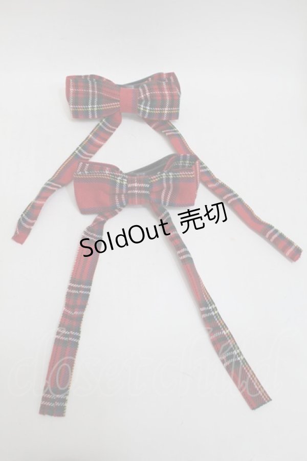 画像5: Angelic Pretty / British Bearブラウス＆ティアードスカート  赤 S-25-10-30-042-AP-OP-AS-ZS (5)