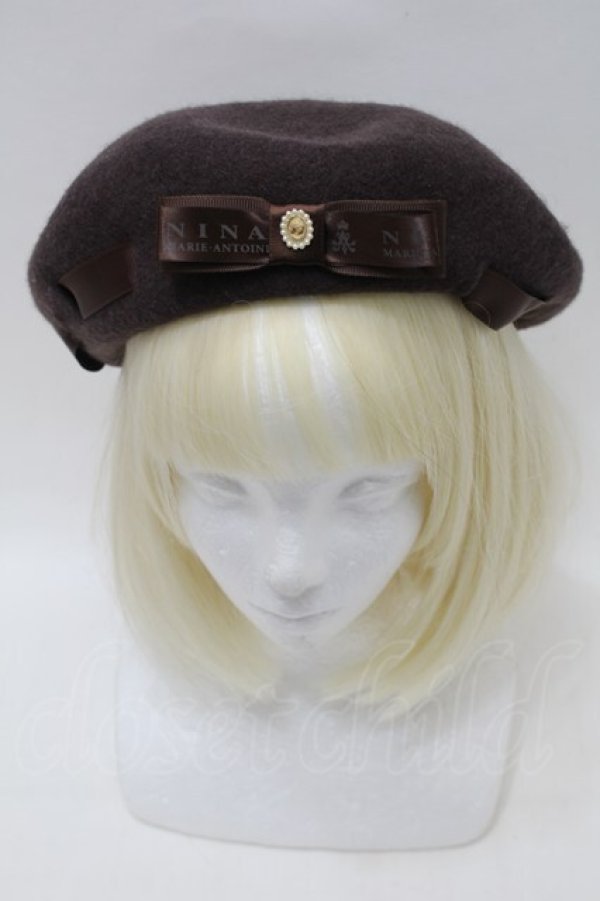 画像2: m petit by misako / NINA'Sコラボベレー  ブラウン S-25-10-30-006-LO-AC-AS-ZS (2)