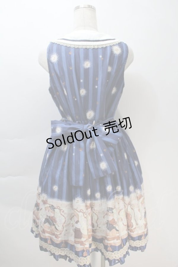 画像2: To Alice / カワウソコンサートジャンパースカート M 紺 S-25-10-30-044-LO-CO-HR-ZS (2)