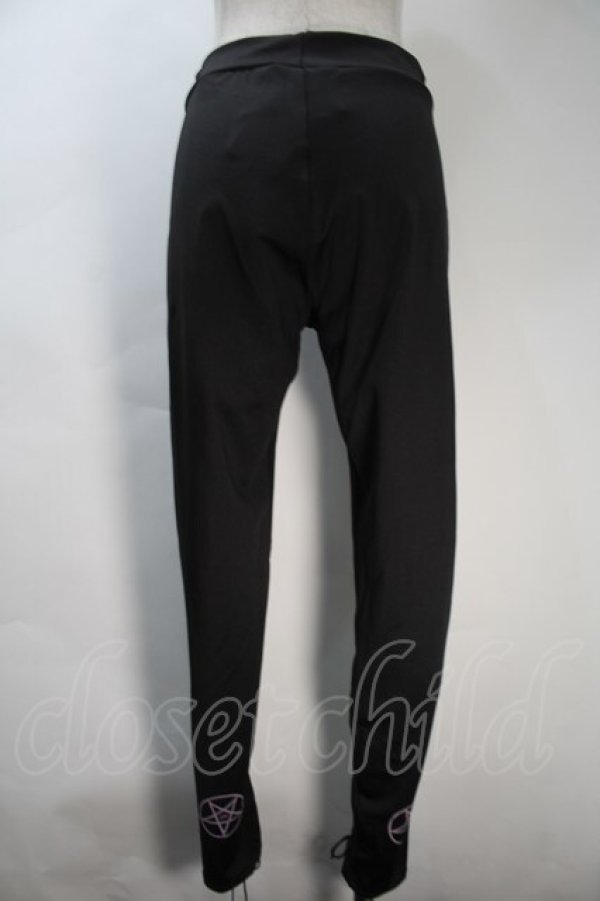 画像2: KRY CLOTHING / 「KURINUKI４」レギンス  黒 S-25-10-30-053-EL-PA-HR-ZS (2)
