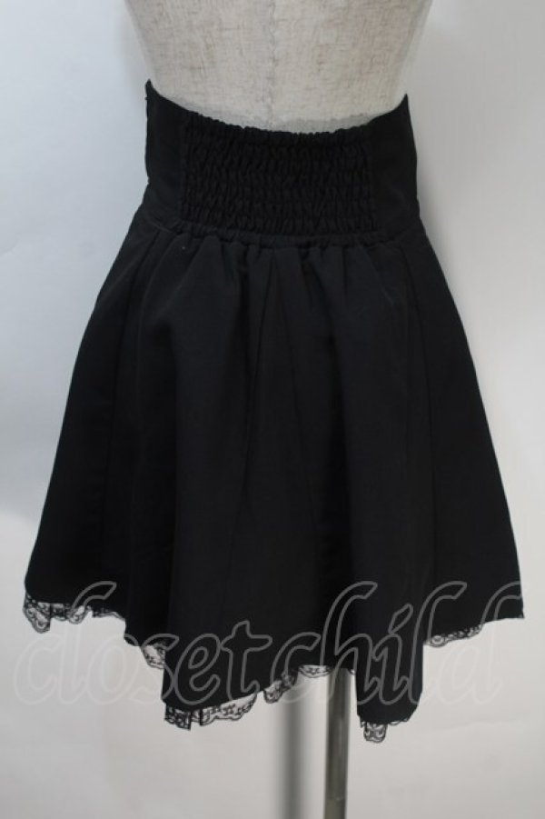 画像2: Ank Rouge / ベルトデザインスカート  黒 S-25-10-30-054-CA-SK-AS-ZS (2)