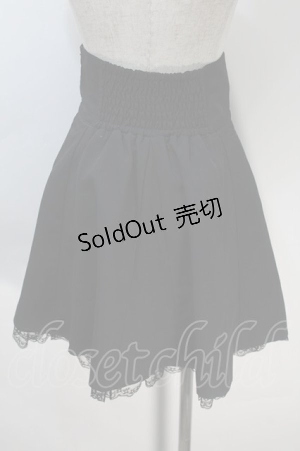 画像2: Ank Rouge / ベルトデザインスカート  黒 S-25-10-30-054-CA-SK-AS-ZS (2)