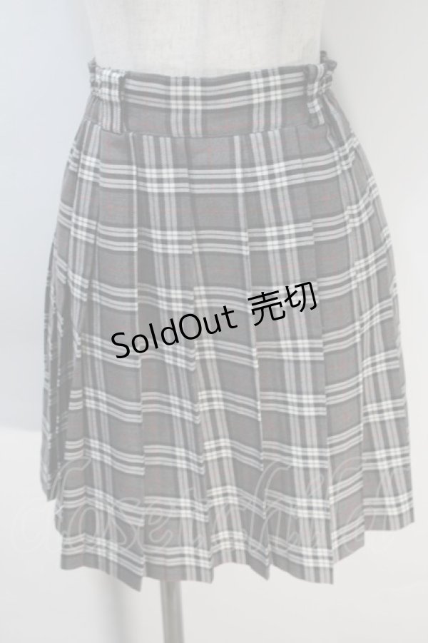 画像1: LOLITA / チェックプリーツスカート  グレー S-25-10-30-056-LO-SK-HR-ZS (1)