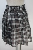 画像2: LOLITA / チェックプリーツスカート  グレー S-25-10-30-056-LO-SK-HR-ZS (2)
