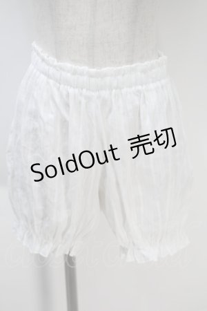 画像: Forest Song / ドロワーズ  白 S-25-10-30-060-LO-PA-HR-ZS