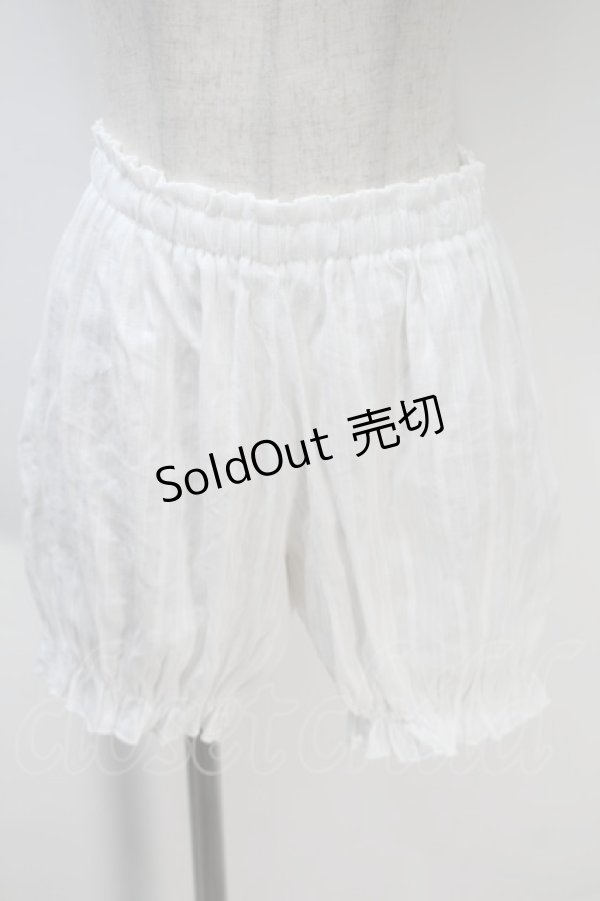 画像1: Forest Song / ドロワーズ  白 S-25-10-30-060-LO-PA-HR-ZS (1)