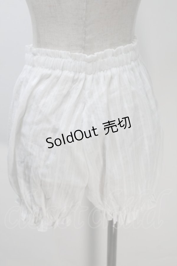 画像2: Forest Song / ドロワーズ  白 S-25-10-30-060-LO-PA-HR-ZS (2)