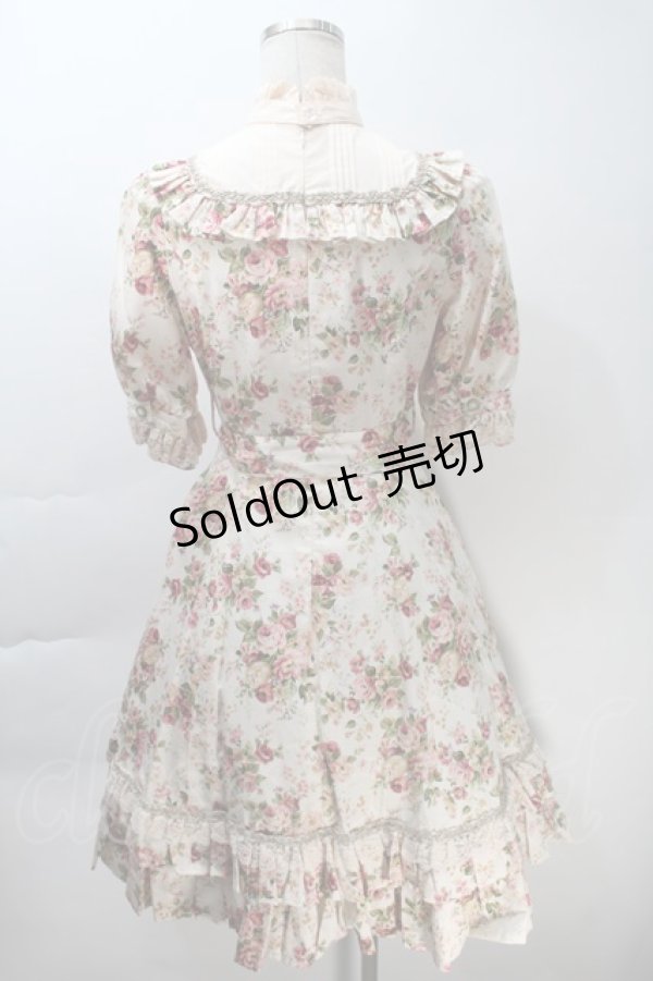 画像2: Victorian maiden / ロココブーケクラシカルドールパフスリーブドレス  ロココピーチ S-25-10-30-1006-CL-OP-AS-ZS (2)