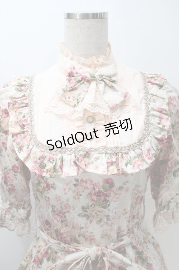 画像3: Victorian maiden / ロココブーケクラシカルドールパフスリーブドレス  ロココピーチ S-25-10-30-1006-CL-OP-AS-ZS (3)