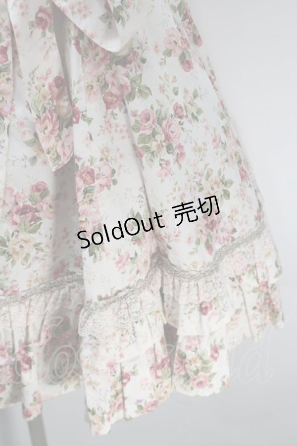 画像4: Victorian maiden / ロココブーケクラシカルドールパフスリーブドレス  ロココピーチ S-25-10-30-1006-CL-OP-AS-ZS (4)