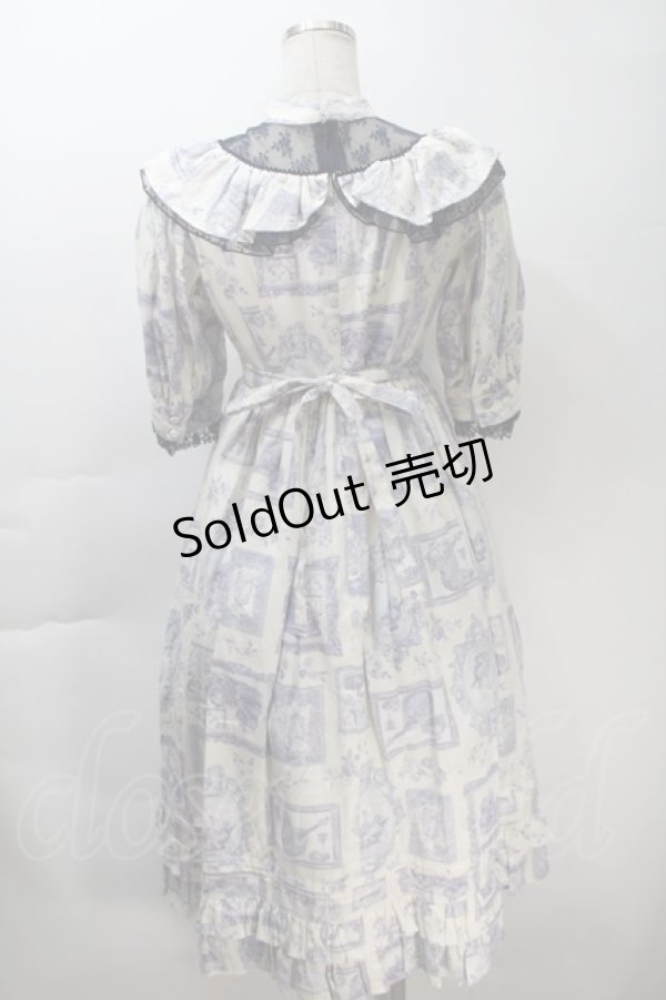画像2: Victorian maiden / Lazy afternoonドールドレス  オフｘブルー S-25-10-30-1008-CL-OP-AS-ZS (2)