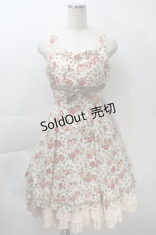 画像1: Victorian maiden / オールドローズフリルドレス  オフ S-25-10-30-1009-CL-OP-AS-ZS (1)