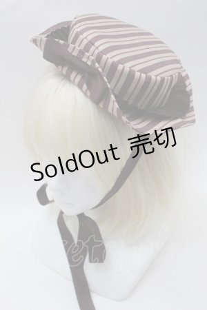 画像: Victorian maiden / レジメンタルストライプキャノチェ  ベージュ S-25-10-30-1002-CL-AC-AS-ZS