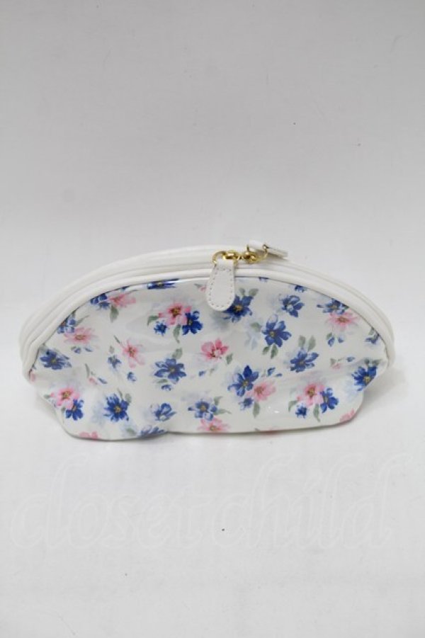 画像2: LIZ LISA / 花柄ポーチ  白 S-25-10-30-001-LO-ZA-HR-ZS (2)