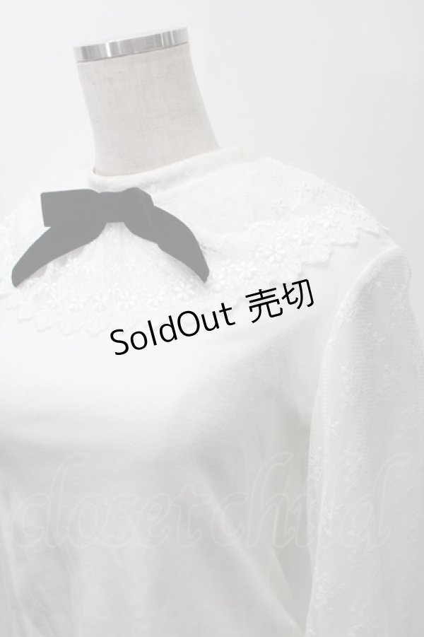 画像4: Angelic Pretty / Dollyレースカラーカットソー  白 S-25-10-30-015-AP-TO-AS-ZS (4)
