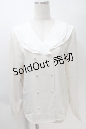 画像: LOLITA / バイカラーカーディガン  キナリ S-25-10-30-018-LO-TO-HR-ZS