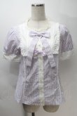 画像1: Angelic Pretty / Pure Dollブラウス  紫 S-25-10-30-021-AP-BL-AS-ZS (1)