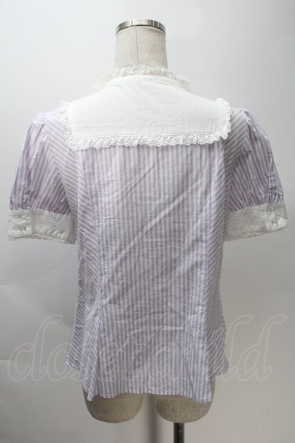 画像2: Angelic Pretty / Pure Dollブラウス  紫 S-25-10-30-021-AP-BL-AS-ZS (2)