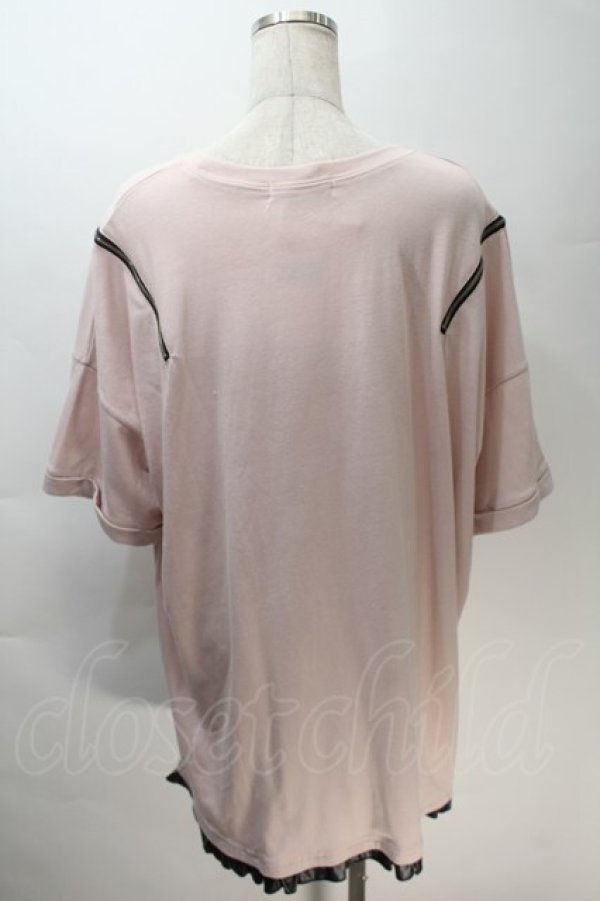 画像2: Ank Rouge / レイヤードラビットBigTe  ピンク S-25-10-30-022-CA-TO-HR-ZS (2)