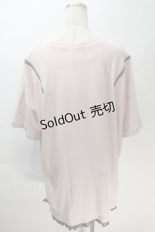 画像2: Ank Rouge / レイヤードラビットBigTe  ピンク S-25-10-30-022-CA-TO-HR-ZS (2)