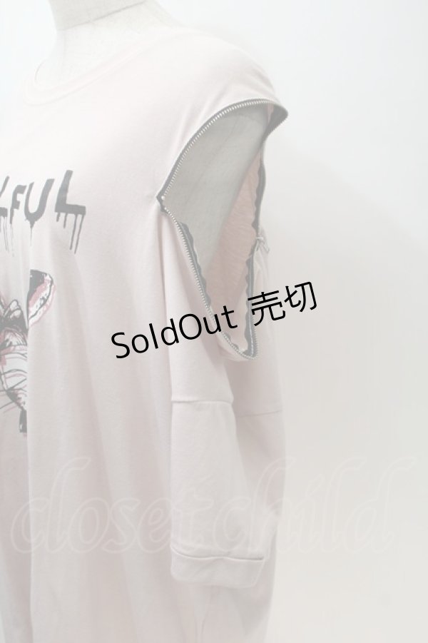 画像3: Ank Rouge / レイヤードラビットBigTe  ピンク S-25-10-30-022-CA-TO-HR-ZS (3)