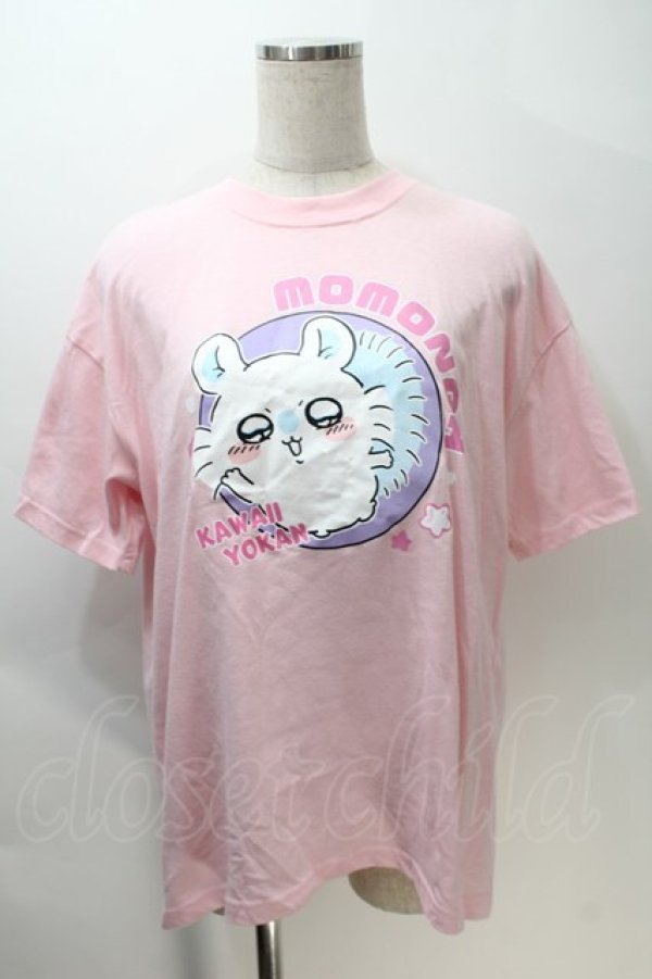 画像1: LOLITA / モモンガ(ちいかわ)プリントＴシャツ  ピンク S-25-10-30-023-LO-TS-HR-ZS (1)