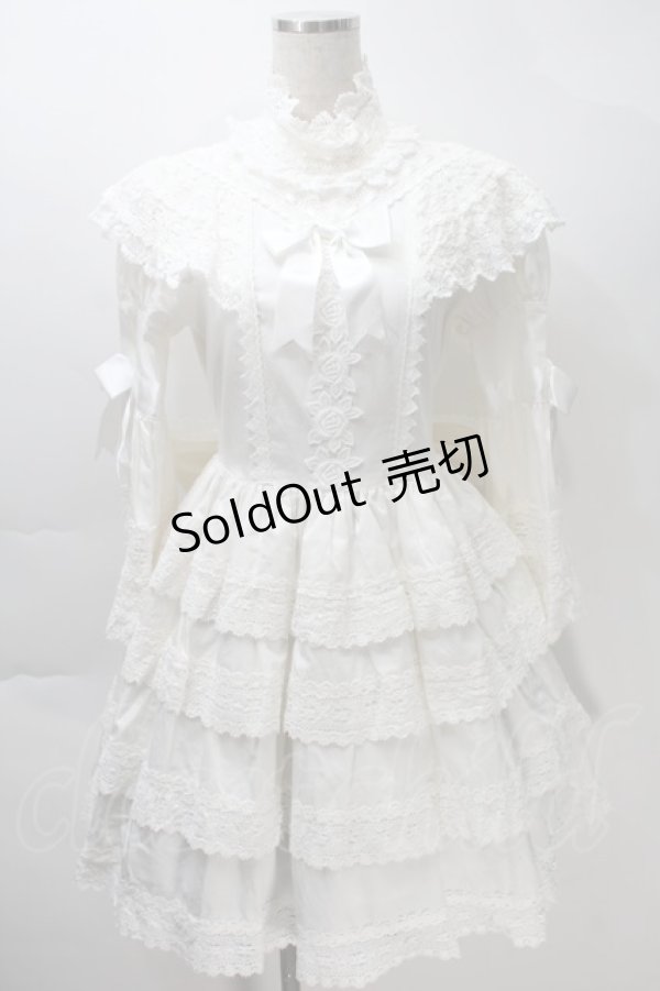 画像1: BABY,THE STARS SHINE BRIGHT / エリザベスワンピースセット  白 S-25-10-30-029-BA-OP-AS-ZS (1)